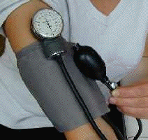 Fermeture de la valve lors de la mesure de la pression artérielle