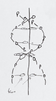 Dessin de la lettre de Crick