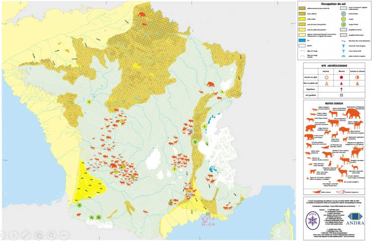 La France au dernier maximum glaciaire (18 000 ± 2 000 ans BP)