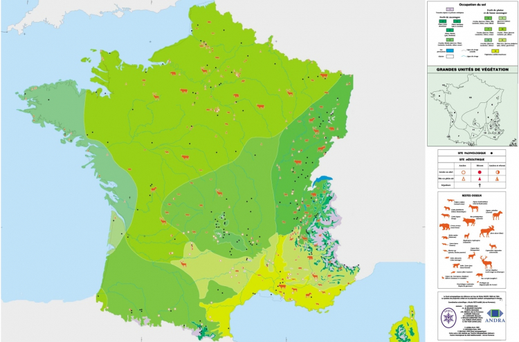 La France à l'optimum climatique holocène (8 000 ans ± 1 000 ans BP)