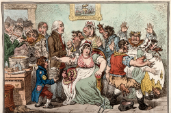 Edward Jenner vaccinant des patients contre la variole